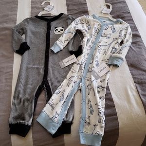 New 9 month baby boy pajamas Carter's 2 pair